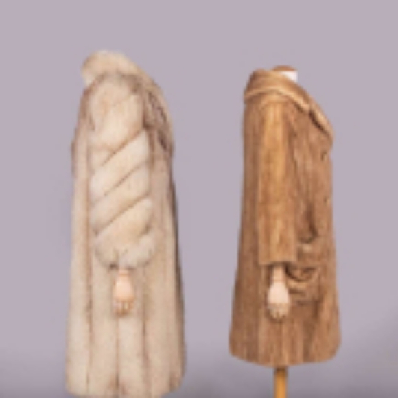 Vintage Designer Hattie Carnegie Mink Coat, 1960s Fur Mod Jacket - Picture 5 of 7